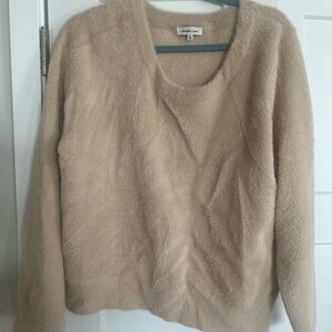 Another Love Tan Crew Neck Sweater